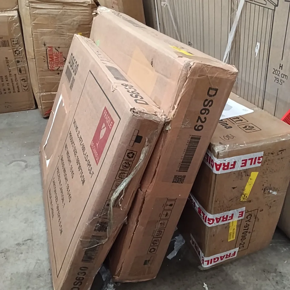 BOXED DINING TABLE - BLACK (2 BOXES)