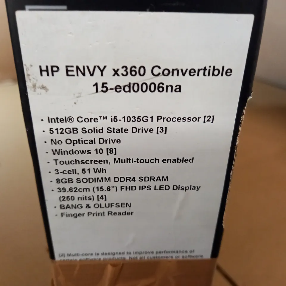 HP ENVY X360 CONVERTIBLE INTEL I-5 LAPTOP - 15-ED0006NA