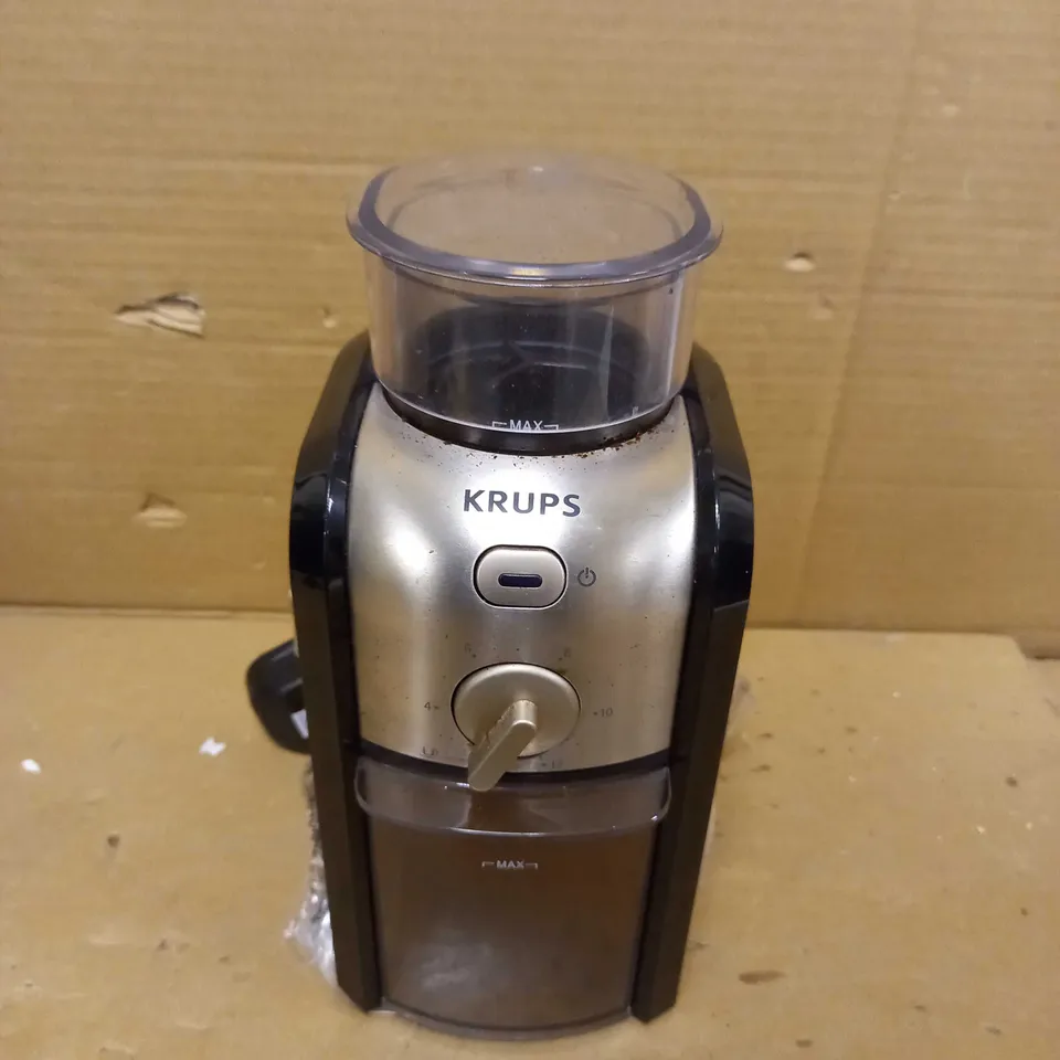 KRUPS EXPERT BURR GRINDER FOR COFFEE BEANS