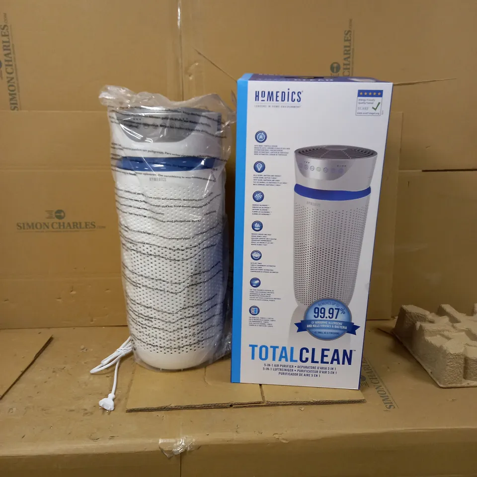 HOMEDICS TOTAL CLEAN WHITE AIR PURIFIER