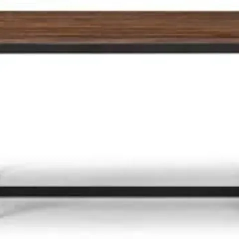 BOXED TRIBECA COFFEE TABLE - BLACK / WALNUT 