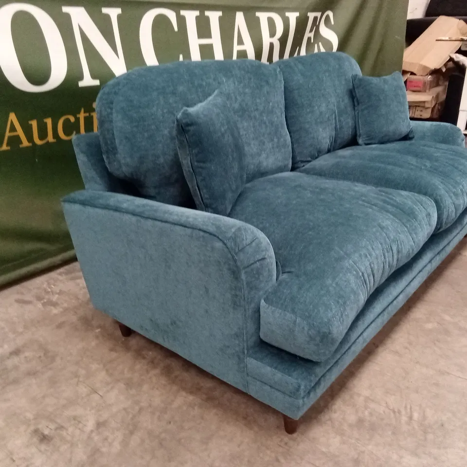 ADAKU 3 SEATER SOFA - TEAL