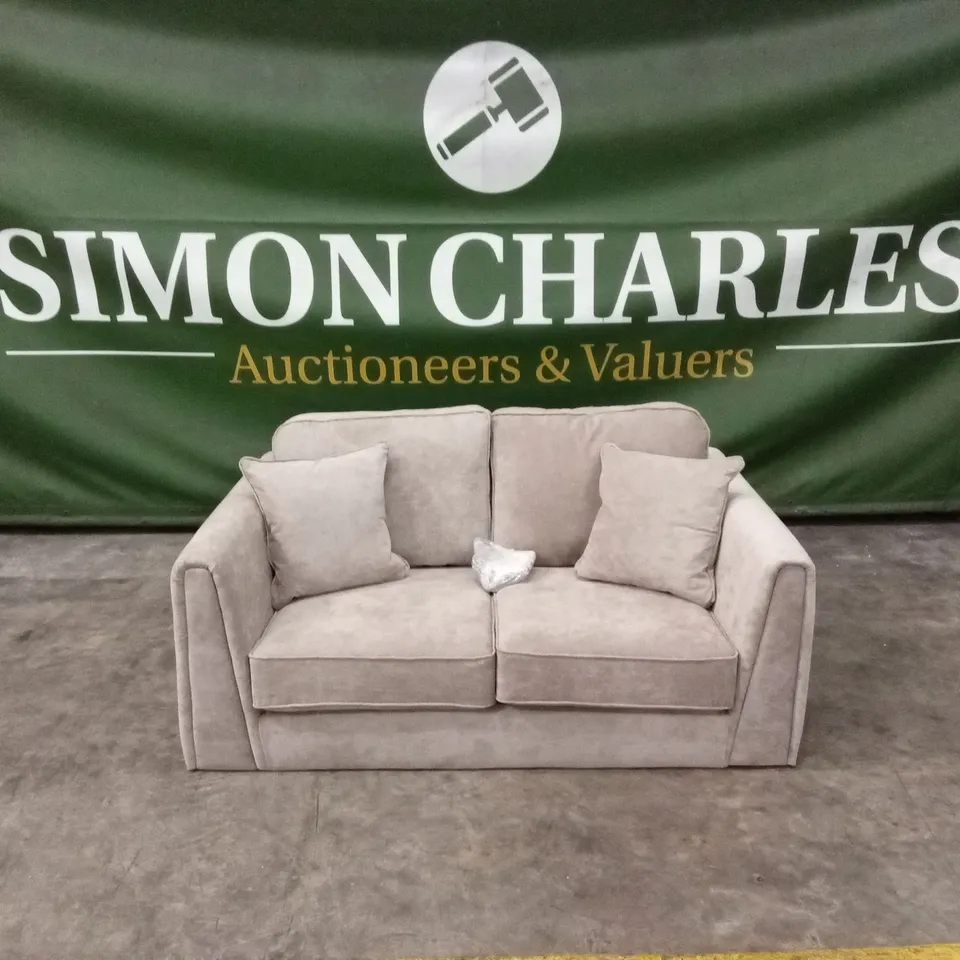 MESSINA 2 SEATER STANDARD BACK FABRIC SOFA RRP £599