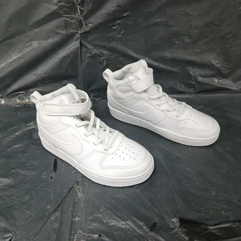 UNBOXED PAIR OF NIKE MID COURT WHITE UK 5 