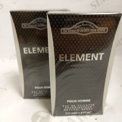 LOT OF 10 DFC ELEMENT EDT 100ML