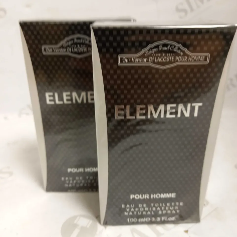 LOT OF 10 DFC ELEMENT EDT 100ML