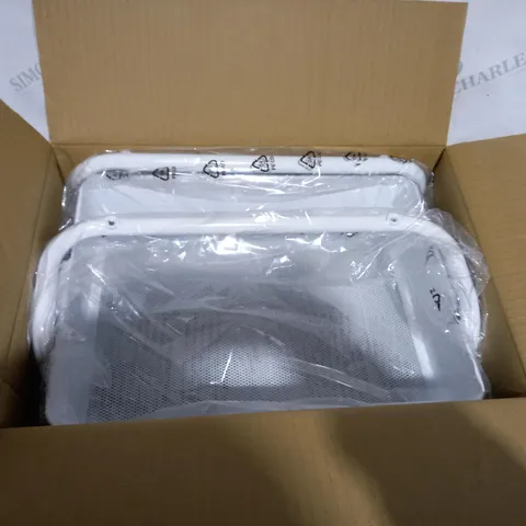 BOXED METAL STORAGE TROLLEY
