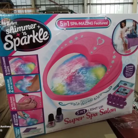 SHIMMER N SPARKLE 5 IN 1 LIGHT UP SUPER SPA SALON