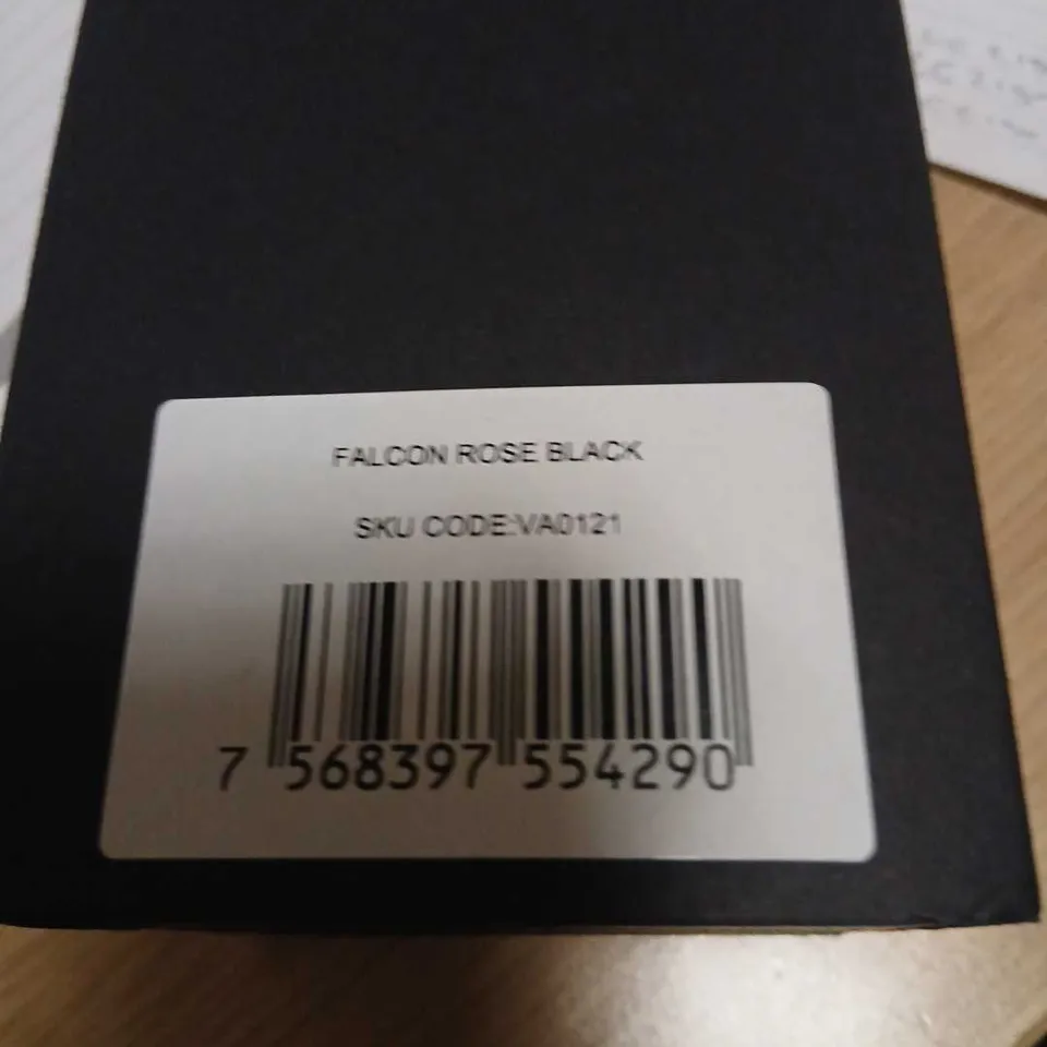 VICKERS AMSTRONGS FALCON ROSE BLACK CHRONOGRAPH WATCH VA0121