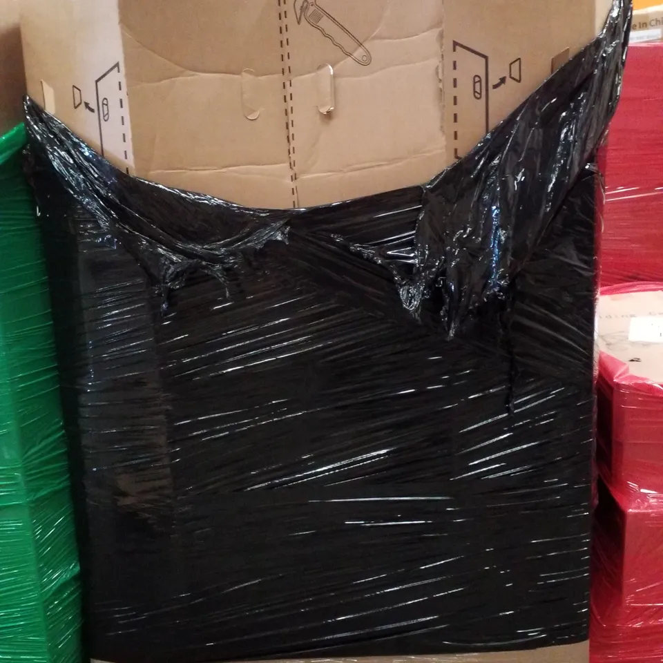 PALLET CONTAINING ASSORTED PRODUCTS INCLUDING SLATE GREY LANTERN, BED ASSIST RAIL, NON-STICK STOCK POT, VACUUM STAND, FOLDING STOOL & ELECTRIC UNDER DESK ELLIPTICAL 