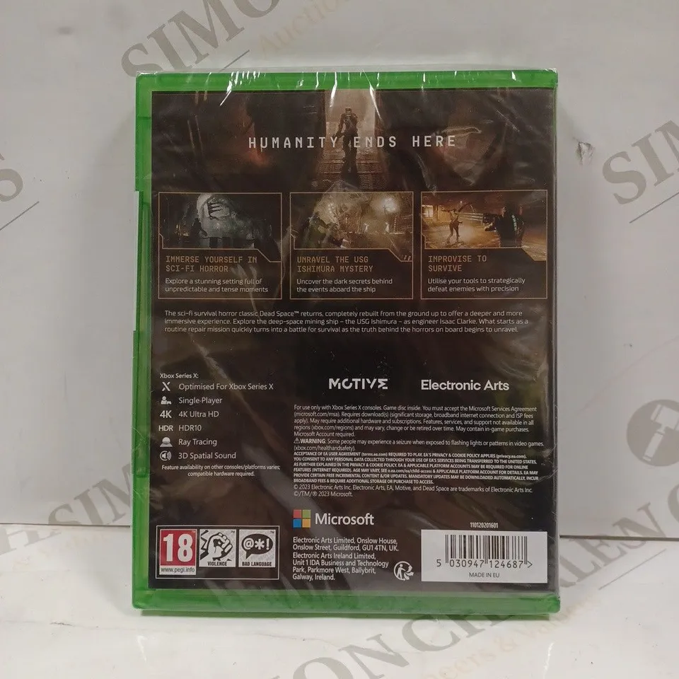SEALED DEAD SPACE XBOX SERIES X GAME
