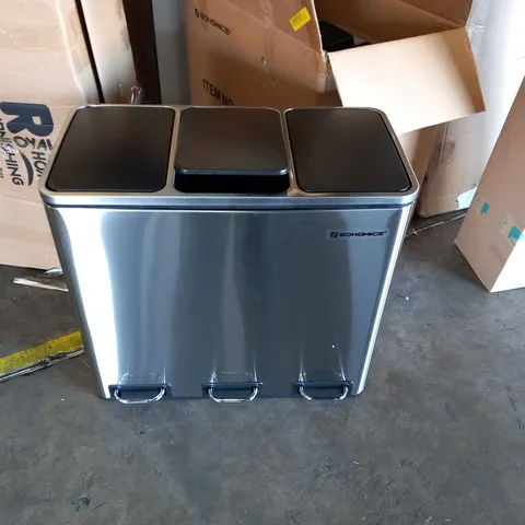 MULLEIMER 54L STEP ON MULTI-COMPARTMENT BIN