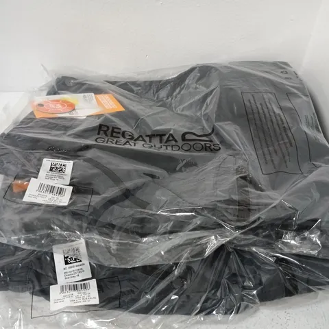 BOX OF APPROXIMATELY 40 BRAND NEW ASSORTED REGATTA CLOTHING ITEMS INCLUDING PENTRE STITCH TROUSERS , THERMAL BASE LAYER SET AND CHASKA TROUSERS