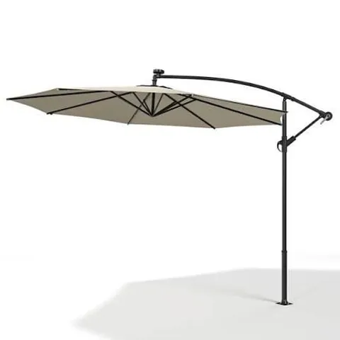 BOXED BREEINS 3M SUN UMBRELLA - BEIGE