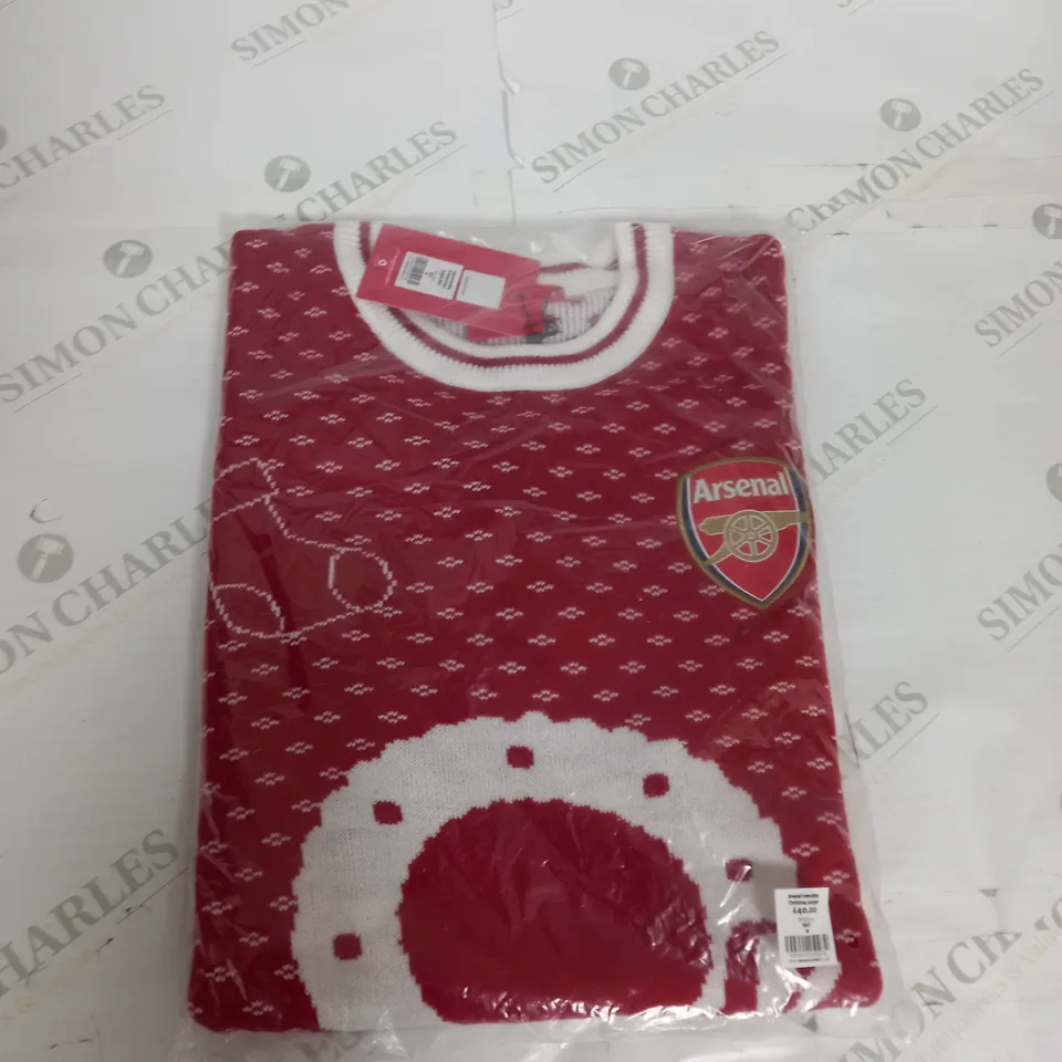 BAGGE ARSENAL INVINCIBLES JUMPER SIZE M
