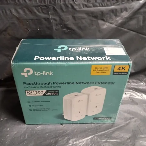 SEALED TP-LINK AV1300 PASSTHROUGH POWERLINE ADAPTER 