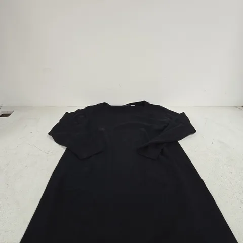 HEINE BLACK DRESS WITH POCKETS UK 18