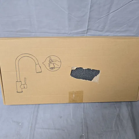 MATTE BLACK KITCHEN SINK FAUCET WITH PULL-OUT SPRAY – BOXED