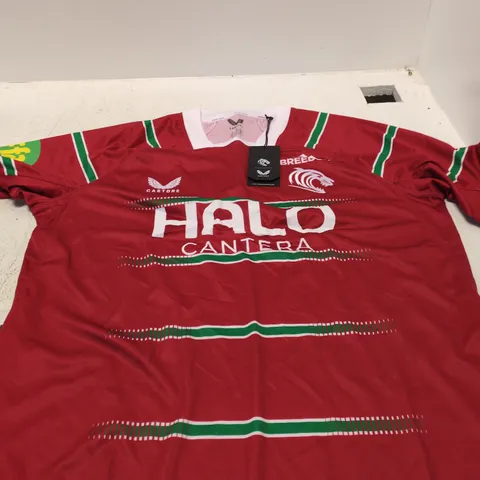 LEICESTER TIGERS THIRD REPLICA SHIRT BY CASTORE – MEN'S SIZE L