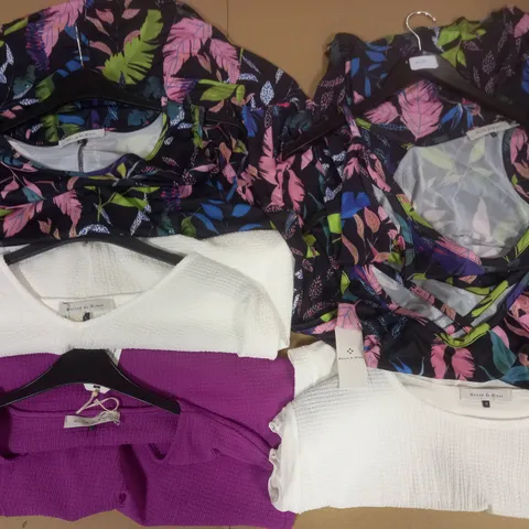 BOX OF APPROX 6 ASSORTED ITEMS OF MAISON DE NIMES CLOTHING IN VARIOUS SIZES AND STYLES