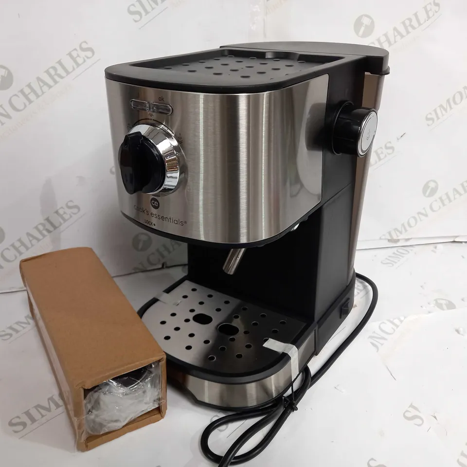 COOK'S ESSENTIALS PUMP ESPRESSO COFFEE MACHINE
