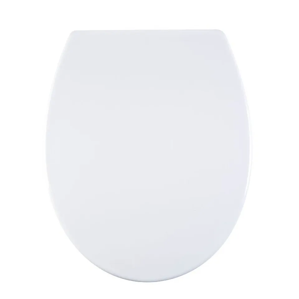 SALVATORE SOFT CLOSE ROUND TOILET SEAT FINISH WHITE 