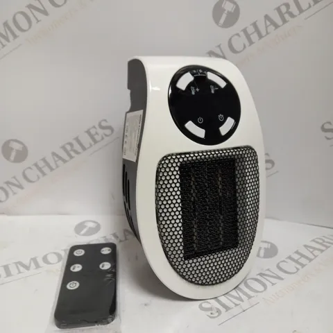 BOXED DAEWOO 500W PLUG IN HEATER WITH REMOTE CONTROL