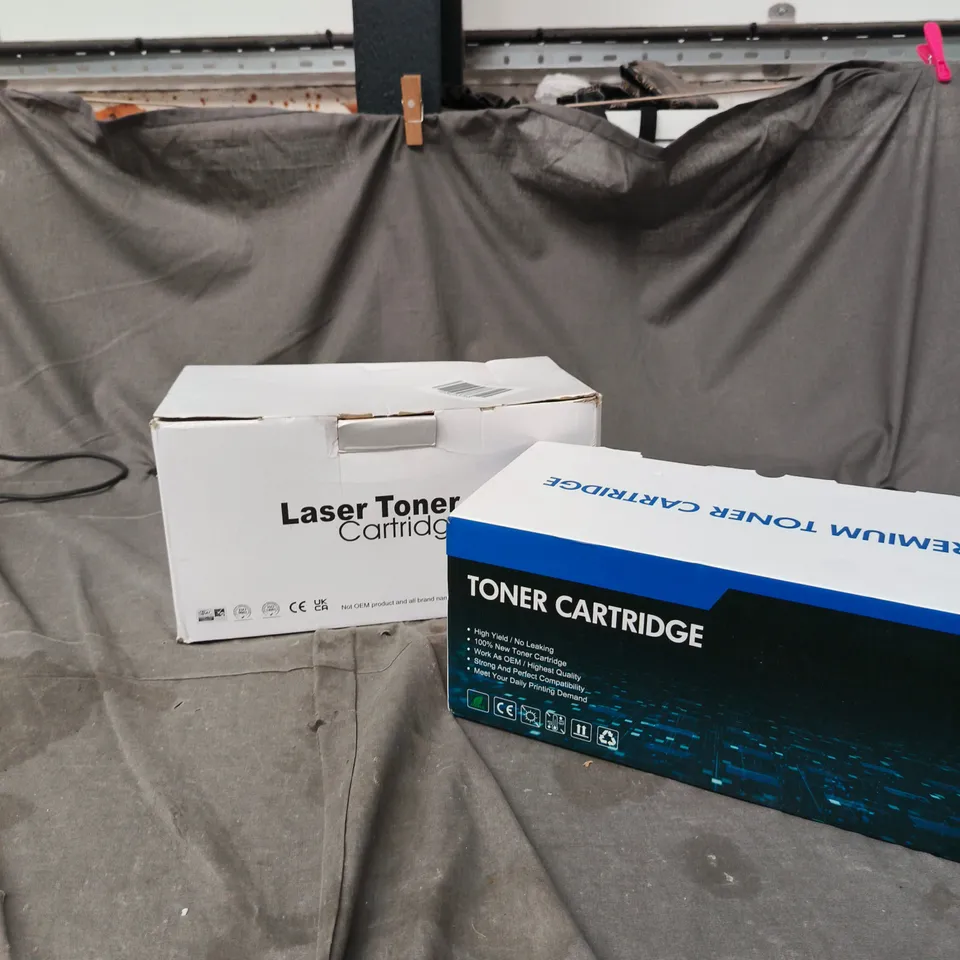 BOX OF APPROXIMATELY 10 ASSORTED PRINTER CARTRIDGE PRODUCTS