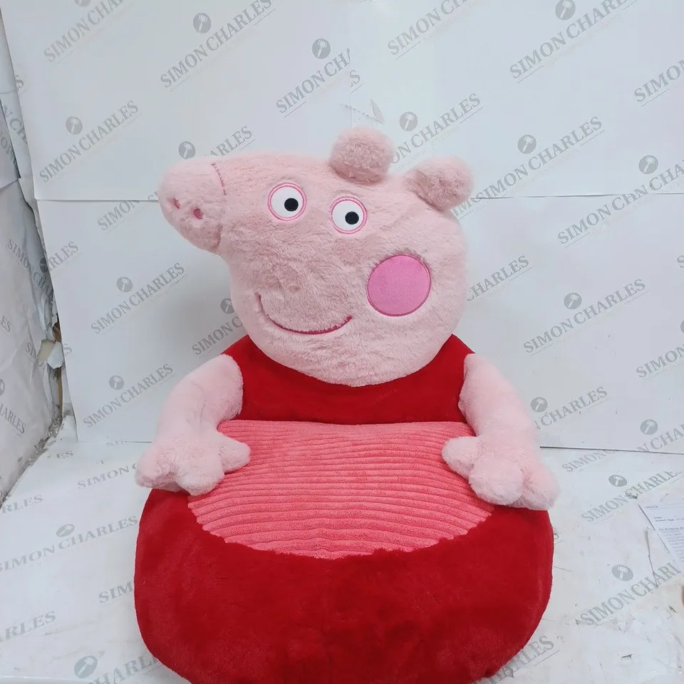 PEPPA PIG PLUSH CHAIR  RRP £32.99