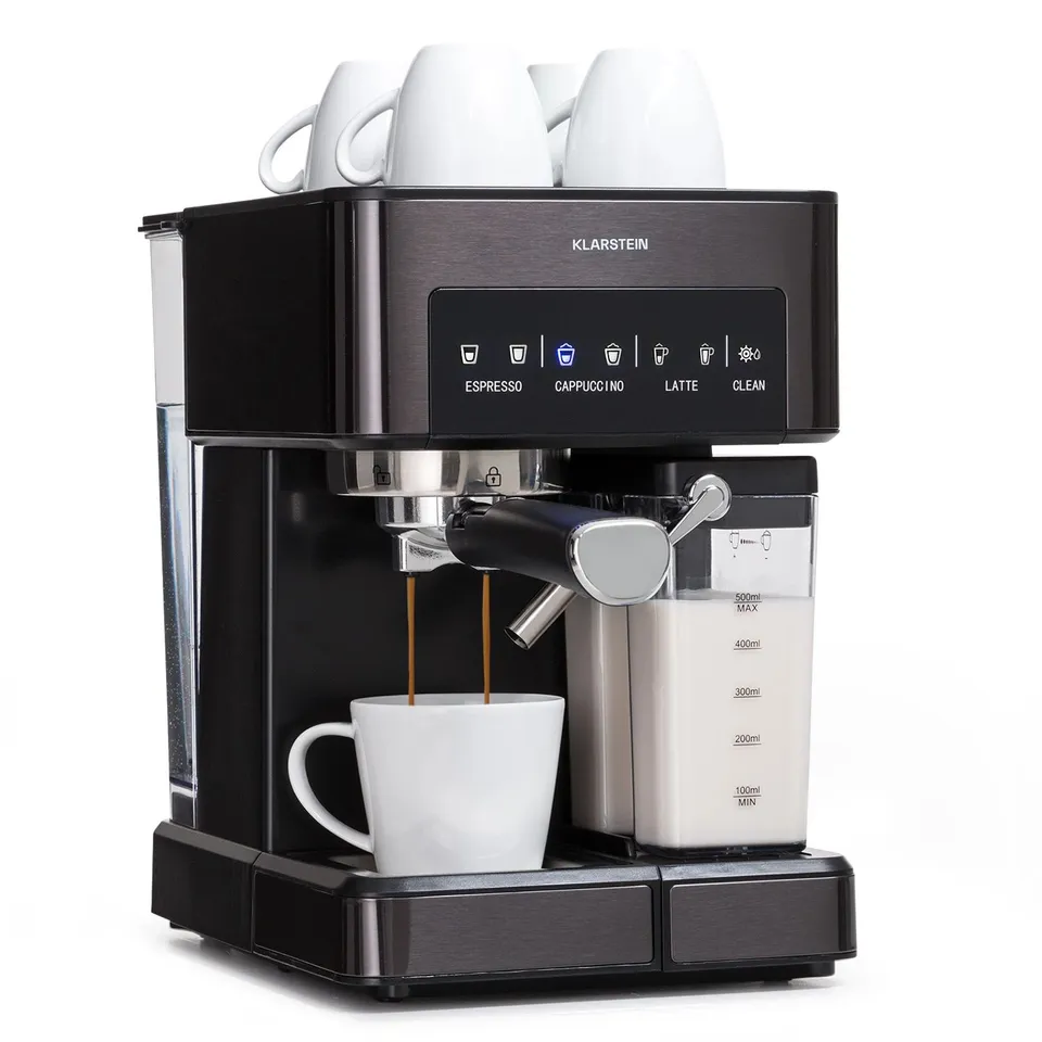 KLARSTEIN ARABICA 1350W 20BAR ESPRESSO MACHINE BLACK
