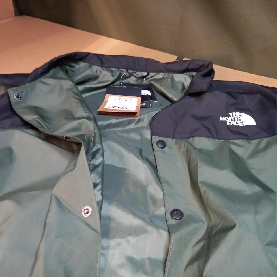 THE NORTH FACE BLACK/KHAKI COACHES JACKET - LARGE