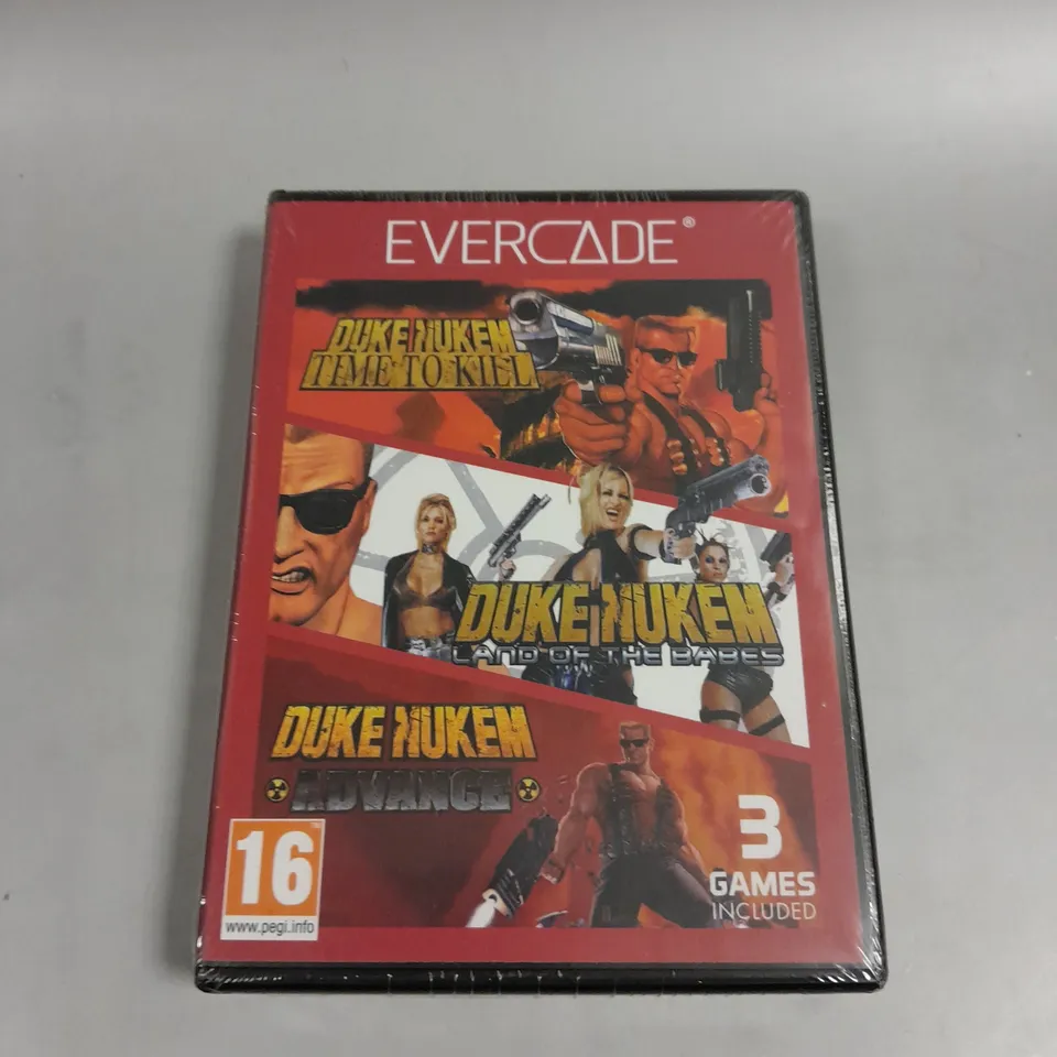 SEALED EVERCADE DUKE NUKEM GAME COLLECTION