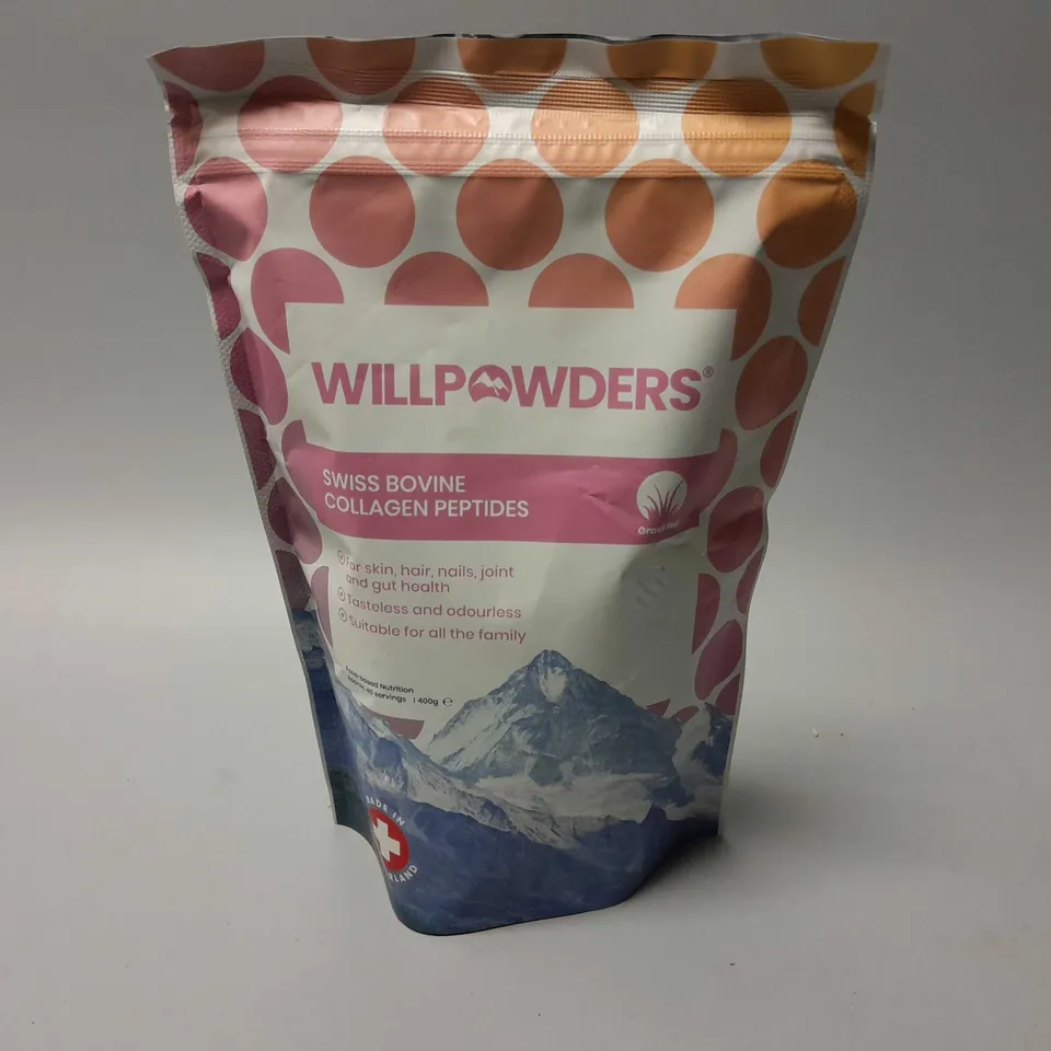 WILLPOWDERS SWISS BOVINE COLLAGEN PEPTIDES (400g)