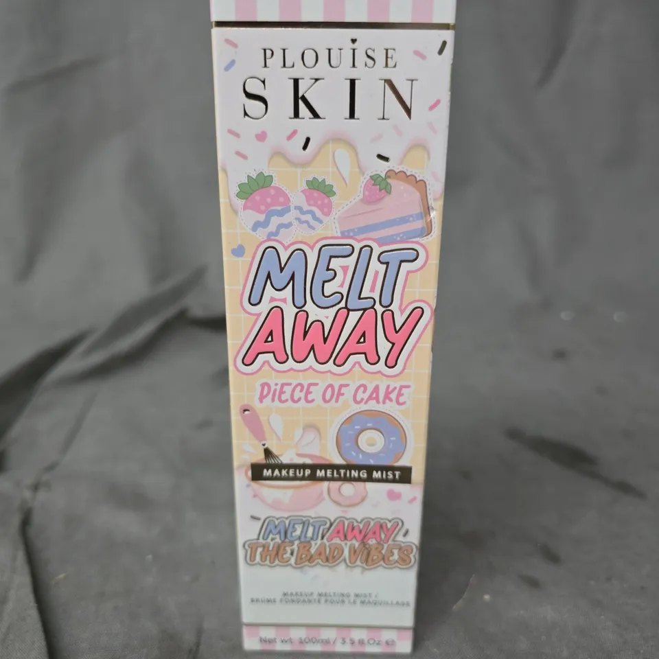 BOXED AND SEALED PLOUISE SKIN MELT AWAY PIECE OF CAKE MAKEUP MELTING MIST (100ML)
