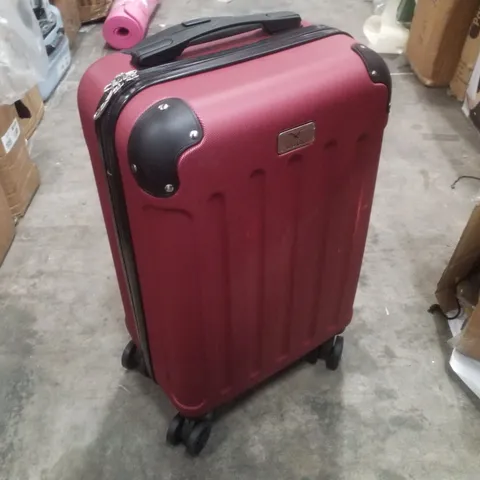 LUGG SKYWANDER TRAVEL SUITCASE - BURGUNDY (55×35×23CM)