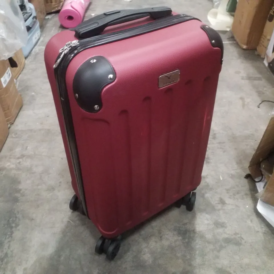 LUGG SKYWANDER TRAVEL SUITCASE - BURGUNDY (55×35×23CM)