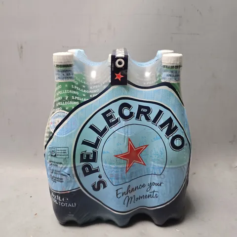 SAN PELLEGRINO SPARKLING NATURAL MINERAL WATER 6X1L