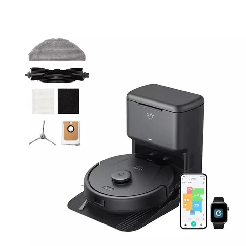 BOXED EUFY ROBOVAC L60 SES HYBRID ROBOTIC VACUUM CLEANER WITH SELF EMPTY STATION