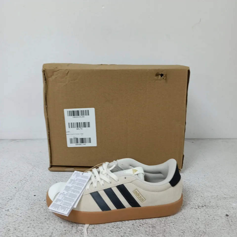 ADIDAS SPORTSWEAR WOMENS VL COURT 3.0 TRAINERS - BEIGE SIZE UK 8