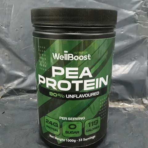 WELLBOOST PEA PROTEIN 90% UNFLAVOURED POWDER