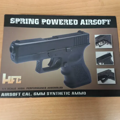 BOXED HFC 6MM SPRING POWERED AIRSOFT PISTOL