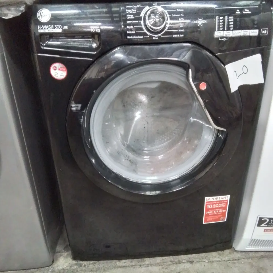 HOOVER H-WASH 300 FREESTANDING WASHING MACHINE BLACK - UNPROCESSED RAW RETURN