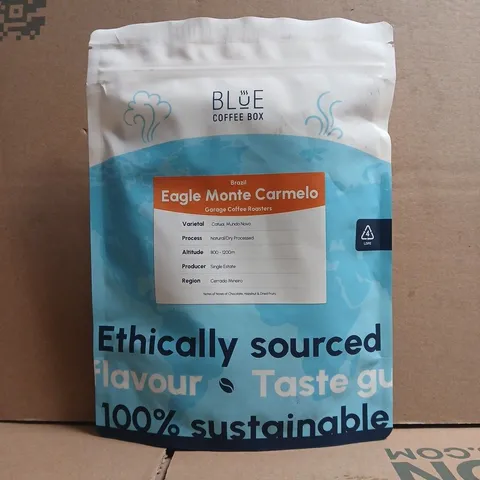 BLUE COFFEE BOX BRAZIL EAGLE MONTE CARMELO COFFEE (227G)