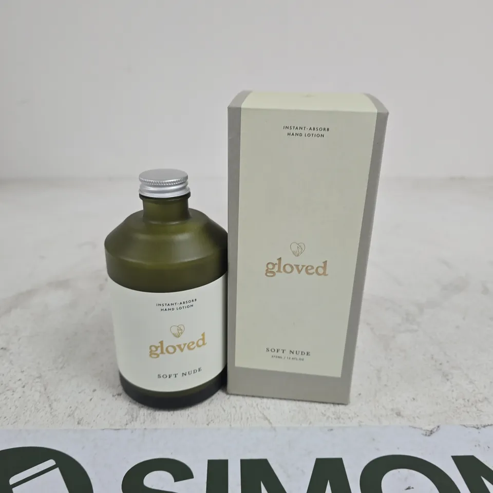 BOXED GLOVED SOFT NUDE HAND LOTION (375ML)