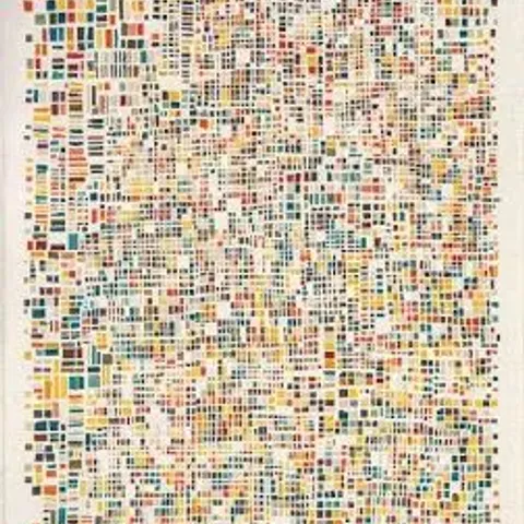 BAGGED LOUIS DE POORTERE CUBIK RUG 100 X 140CM