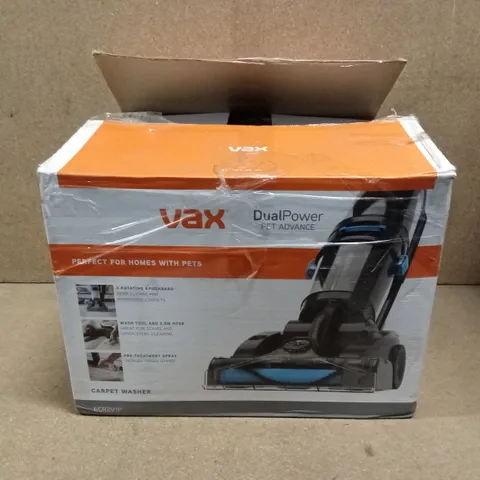 BOXED VAX DUALPOWER ECR2V1P CARPET WASHER