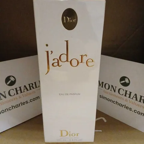 BOXED  DIOR J'ADORE EAU DE PARFUM SPRAY 100ML 