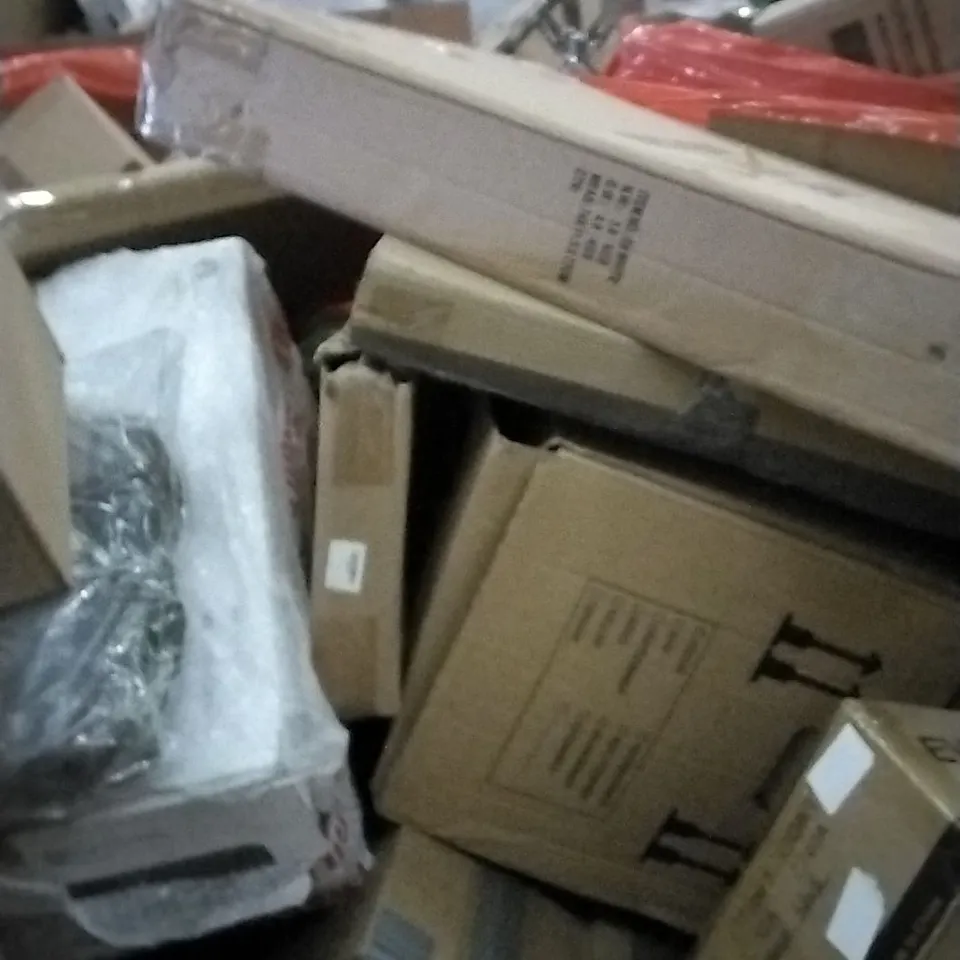 PALLET OF ASSORTED ITEMS INCLUDING BELISBAR BIS 40KG, EV CHARGER, HOME SPEAKERS SET UP ETC. 