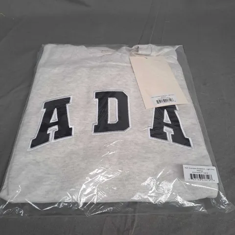 SEALED ADANOLA ADA OVERSIZED SWEATSHIRT IN LIGHT GREY - MEDIUM