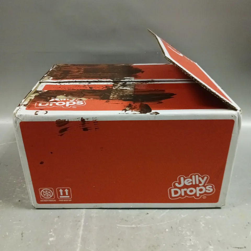APPROXIMATELY 40 JELLY DROPS WATER HYDRATION SWEETS IN VARIOUS FLAVOURS - 52G PER POUCH